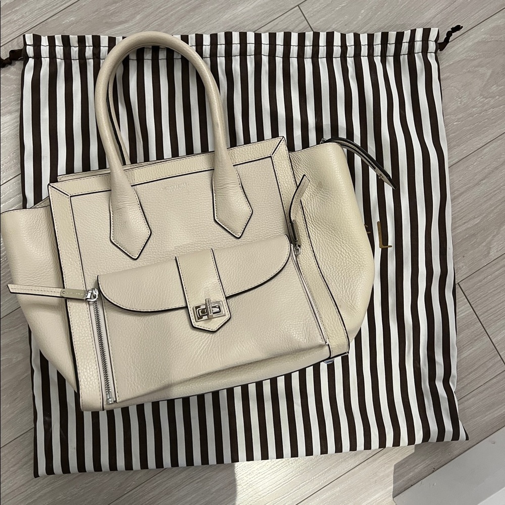 Henri bendall cream nude purse